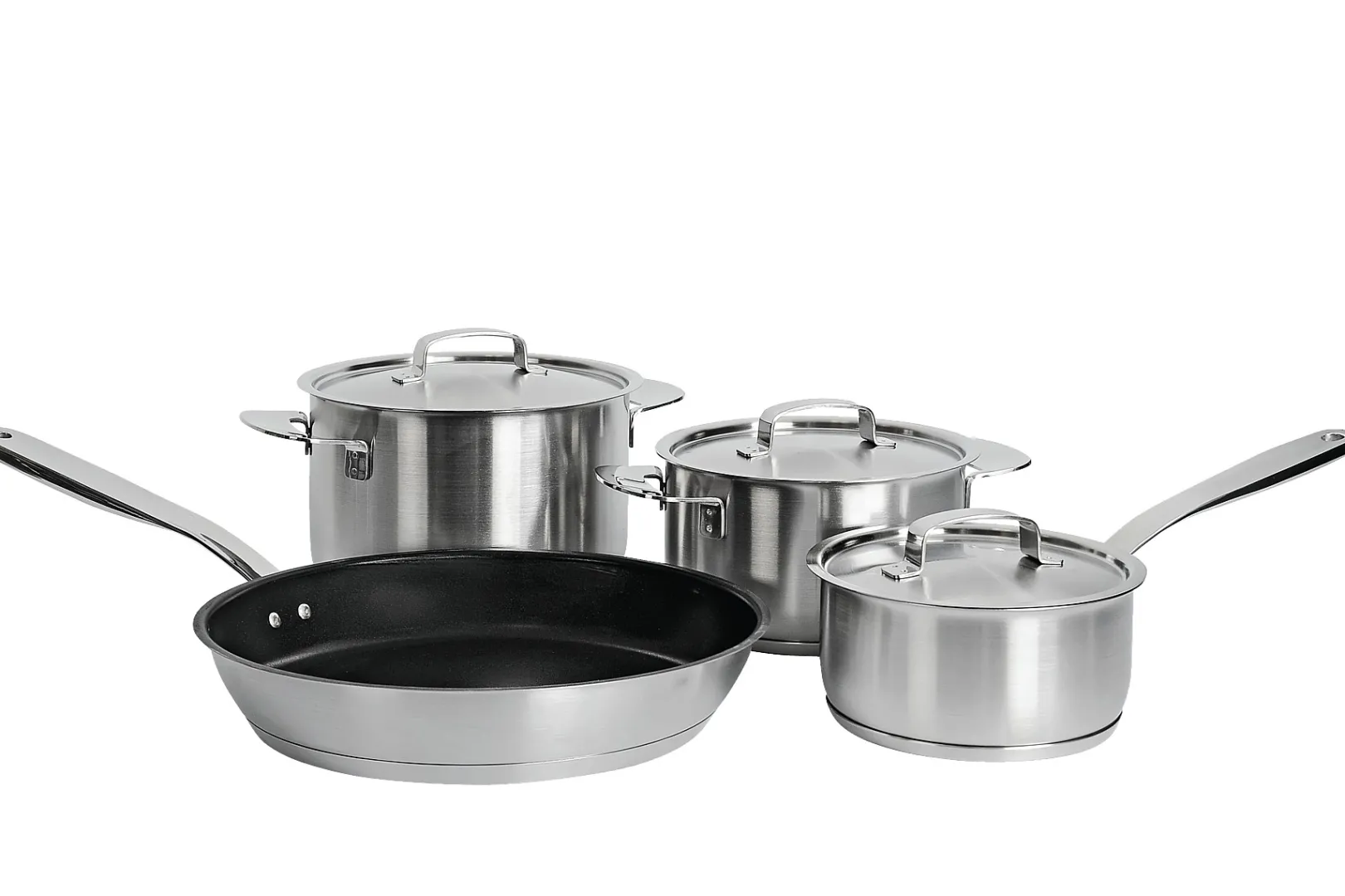 Miele Fiskars "All Steel" Startpannenset (4-Delig)