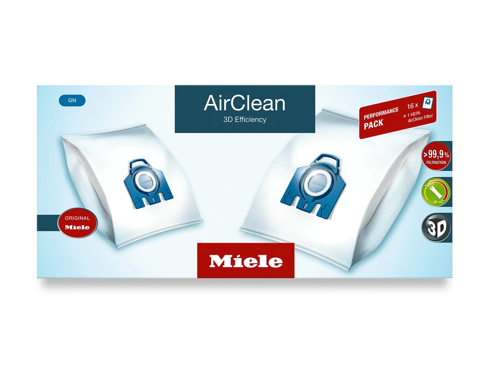 Miele Prestatiepakket Airclean 3D Efficientie Gn 30